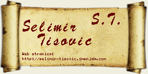 Selimir Tišović vizit kartica
